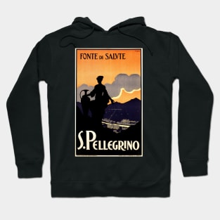 Italy S PELLEGRINO Mineral Water Fonte Di Salute Vintage Advertisement Hoodie